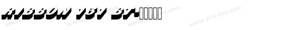 Ribbon 131 BT字体转换
